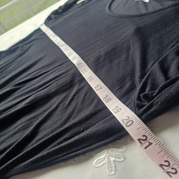 Small Show Black Long Sleeve Lightweight Maternity Shirt Size XL - Picture 12 of 14